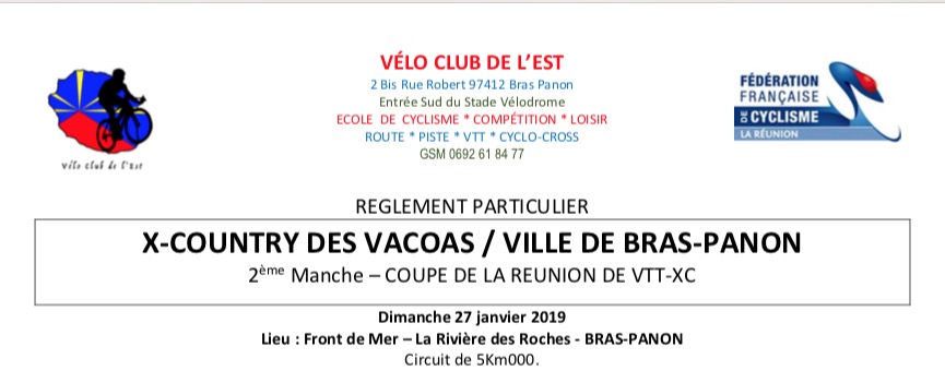 XC des Vacoas VCE