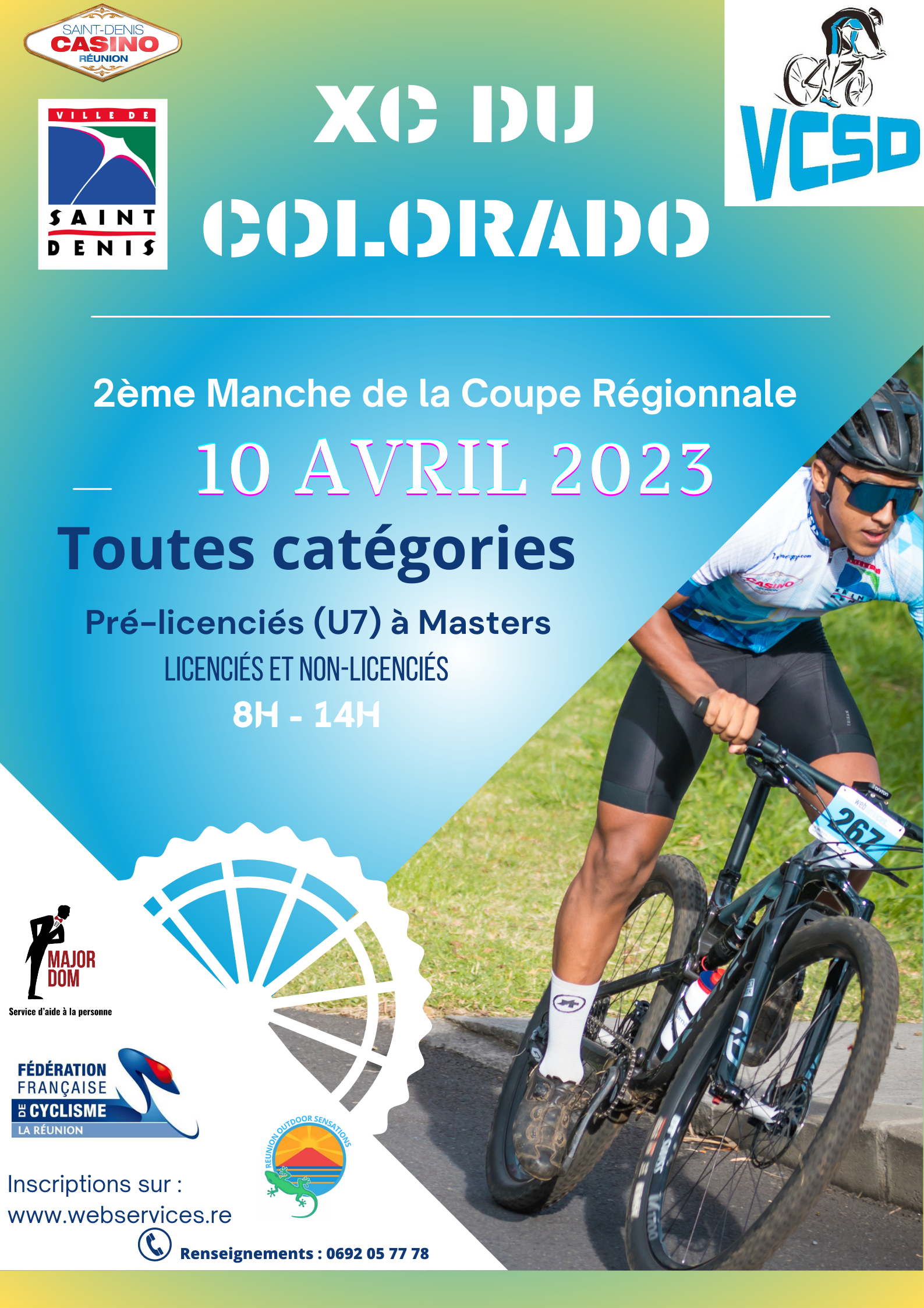 AFFICHE VTT XC DU COLORADO - VCSD