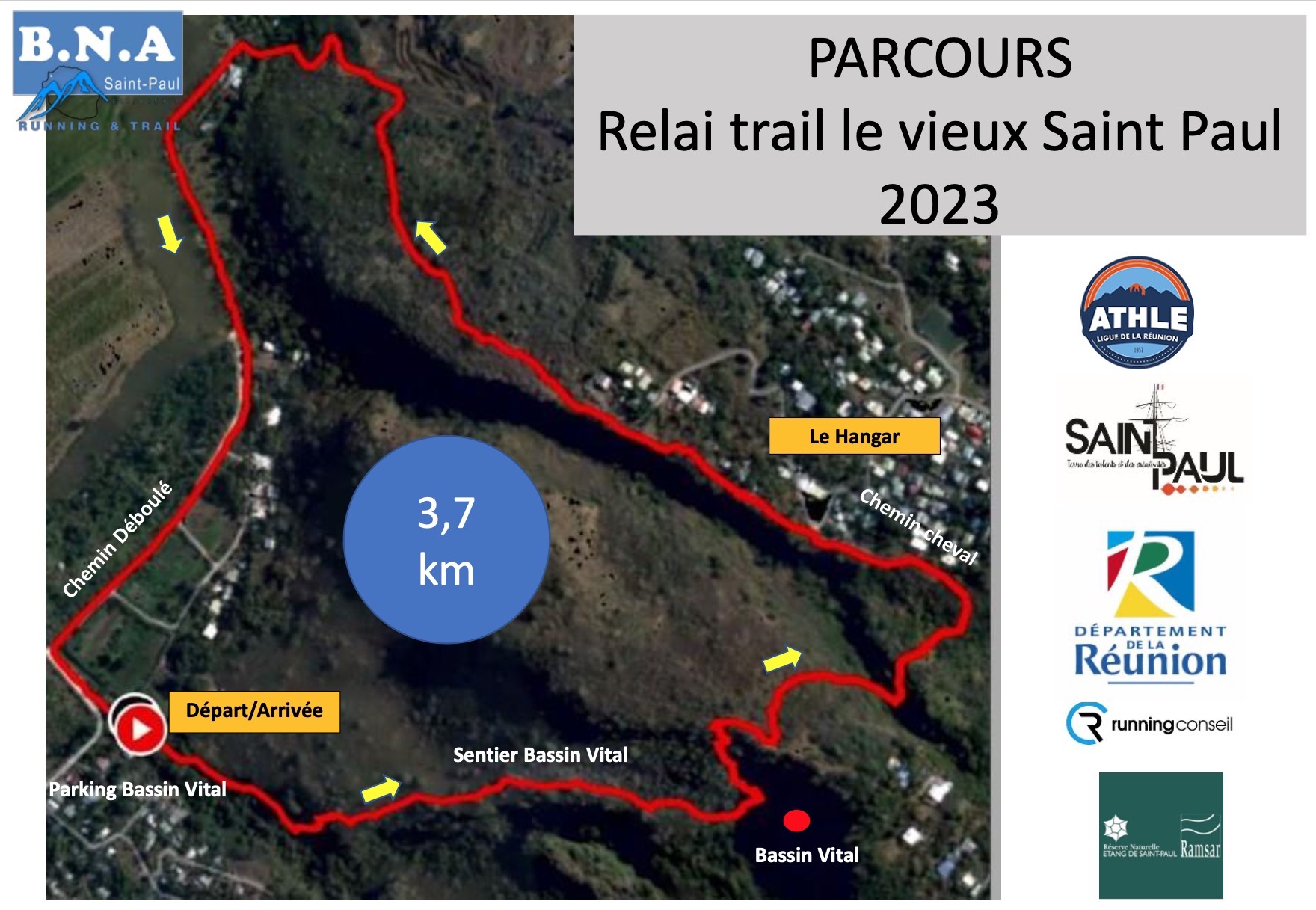 PLAN Relai Trail Vieux St Paul BNA