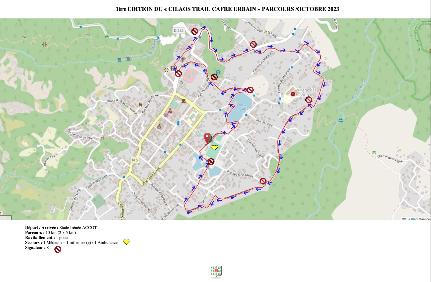Plan Cilaos Trail Caf 2023