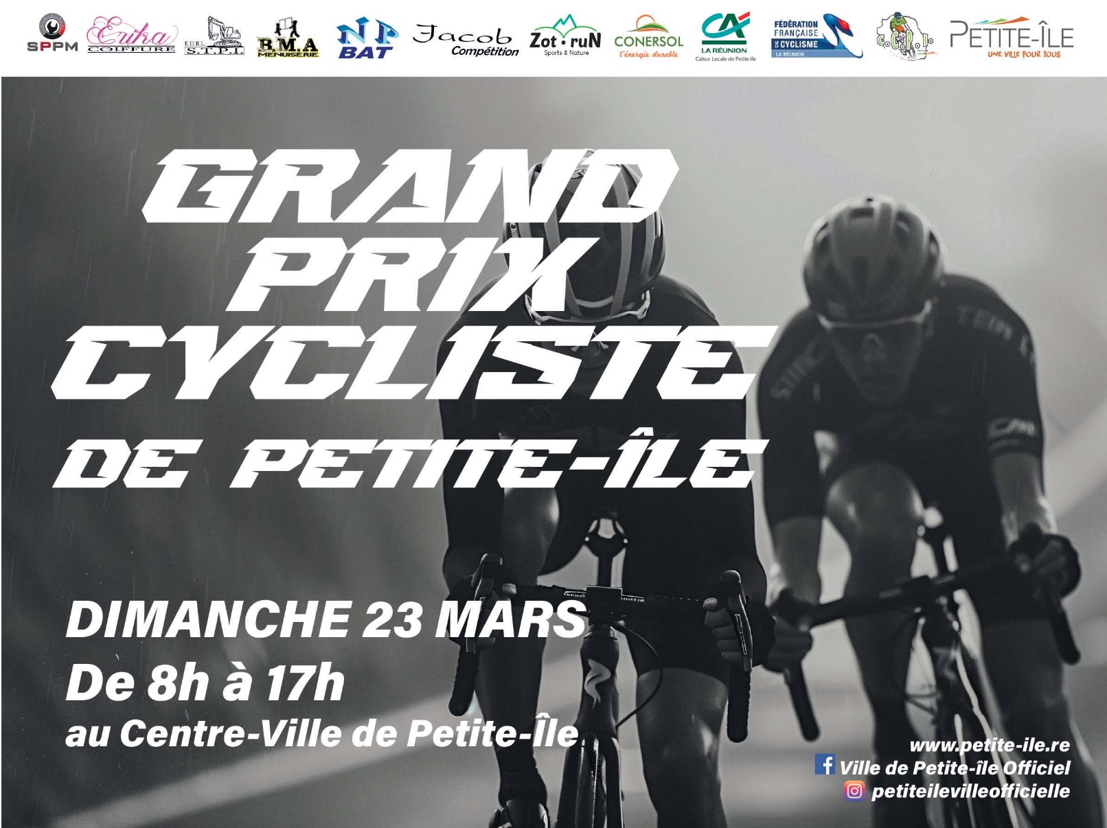 AFFICHE GP Cycliste Petite Ile CCPI