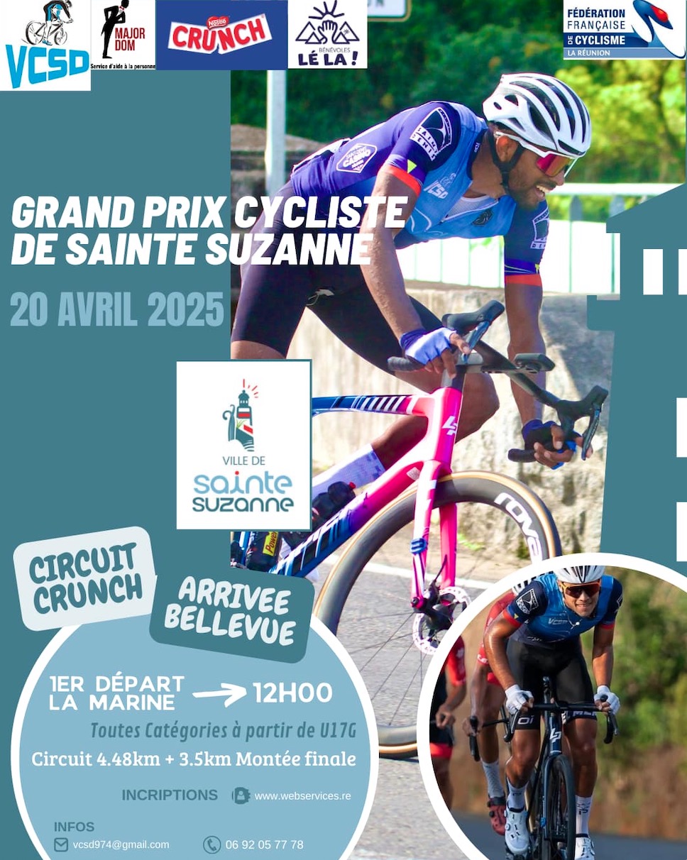 AFFICHE GP Cycliste Ste Suzanne VCSD 2025