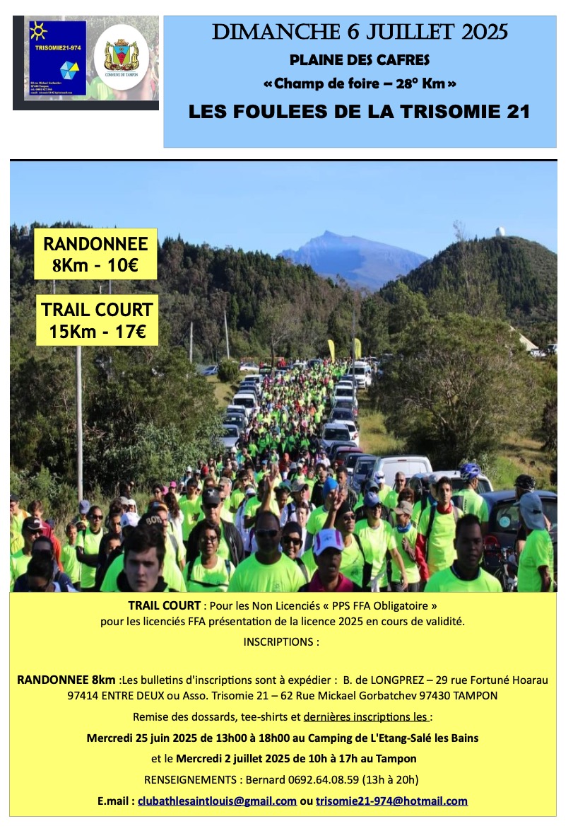 AFFICHE Les Foulees de la Trisomie21 CASL v2