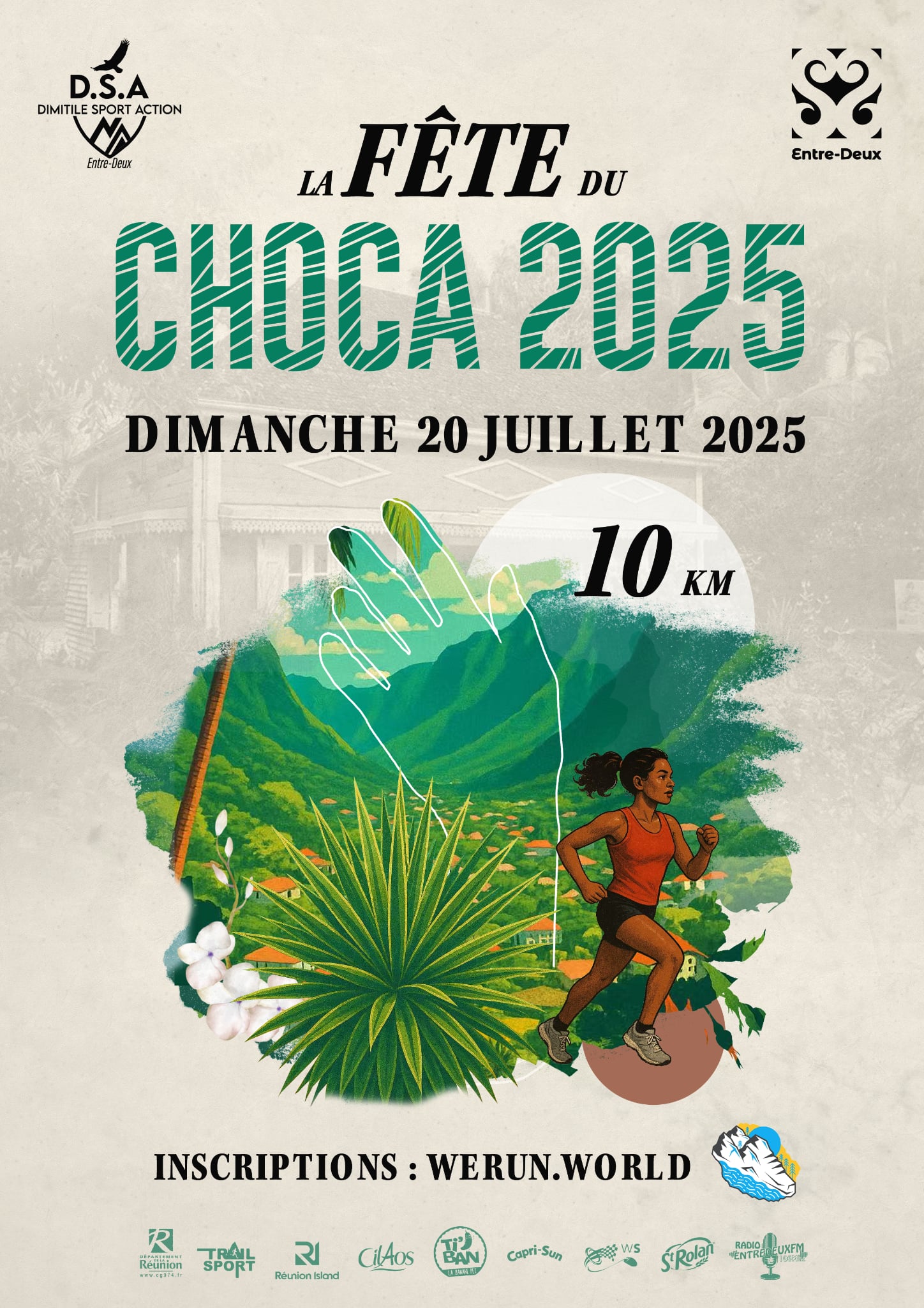 AFFICHE Foulees Choca DSA 2025