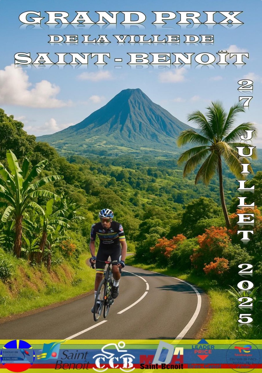 AFFICHE GP Cycliste ADELER St Benoit CCB