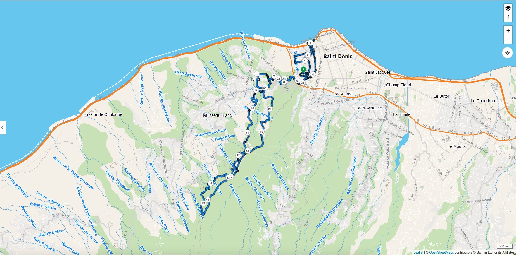 Parcours 25km