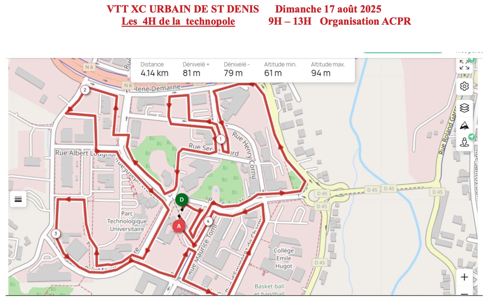 PLAN VTT XC Urbain St Denis 4H Technopole ACPR